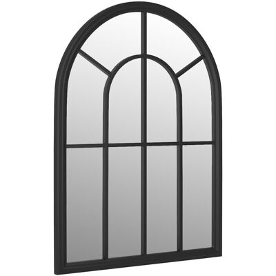 vidaXL Lustro ogrodowe z żelaza 60x45 cm - Dekoracja na zewnątrz vidaXL Lustro ogrodowe z żelaza 60x45 cm - Dekoracja na zewnątrz