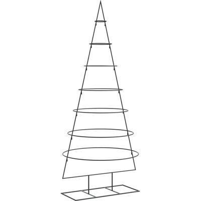 vidaXL Metalowa choinka świąteczna, do dekoracji, czarna, 180 cm vidaXL Metalowa choinka świąteczna, do dekoracji, czarna, 180 cm