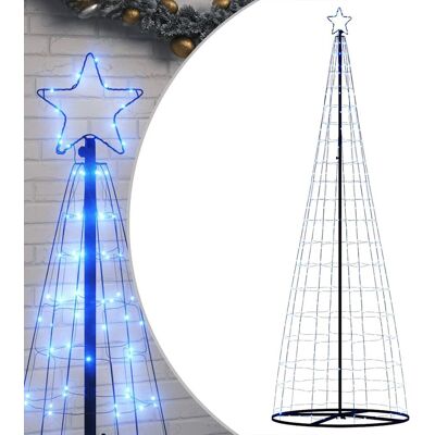 vidaXL Choinka LED 550 diod LED Niebieski 304 cm vidaXL Choinka LED 550 diod LED Niebieski 304 cm