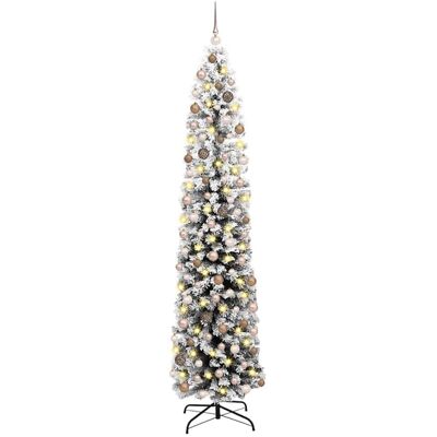 Vidaxl Szczupła Choinka Zielony 55 X 55 X 210 Cm Plastik I Metal Vidaxl Szczupła Choinka Zielony 55 X 55 X 210 Cm Plastik I Metal