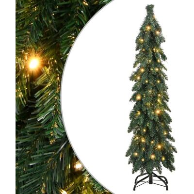 vidaXL Sztuczna choinka z 60 lampkami LED, 120 cm vidaXL Sztuczna choinka z 60 lampkami LED, 120 cm