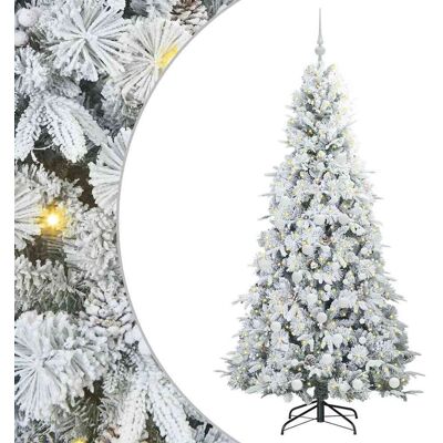 vidaXL Sztuczna choinka z zawiasami z podstawą Zielony 180 cm PE i PVC vidaXL Sztuczna choinka z zawiasami z podstawą Zielony 180 cm PE i PVC