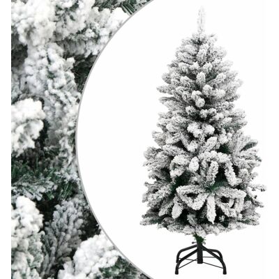 vidaXL Sztuczna choinka zawiasowa, ośnieżona, 150 cm vidaXL Sztuczna choinka zawiasowa, ośnieżona, 150 cm