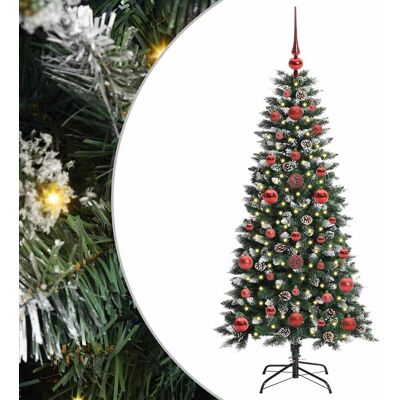 vidaXL Sztuczna choinka Zielony 50 x 50 x 120 cm PVC, plastik i stal vidaXL Sztuczna choinka Zielony 50 x 50 x 120 cm PVC, plastik i stal