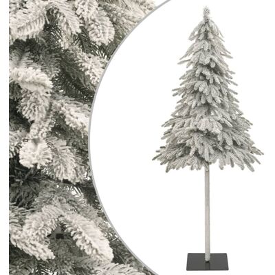 vidaXL - Sztuczne drzewko bożonarodzeniowe ze śniegiem - Białe - 150 cm - Drzewo bożonarodzeniowe vidaXL - Sztuczne drzewko bożonarodzeniowe ze śniegiem - Białe - 150 cm - Drzewo bożonarodzeniowe