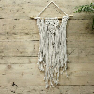HOSTENATURA Macramé Zawieszka na Ścianę - Błogosławieństwo Ślubu - Dekoracja Wnętrza HOSTENATURA Macramé Zawieszka na Ścianę - Błogosławieństwo Ślubu - Dekoracja Wnętrza