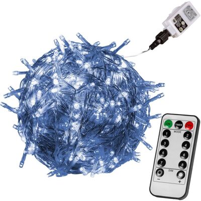 VOLTRONIC Świetlna girlanda 20m, 200 LED, zimna biel - Girlanda LED VOLTRONIC Świetlna girlanda 20m, 200 LED, zimna biel - Girlanda LED
