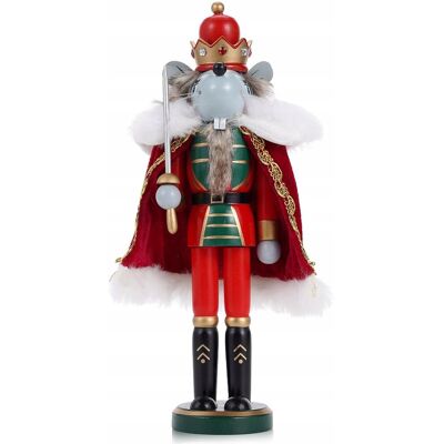 Inny producent VORFOR Figurka Dziadka Do Orzechów 30cm Drewniana Dekoracja Świąteczna Inny producent VORFOR Figurka Dziadka Do Orzechów 30cm Drewniana Dekoracja Świąteczna