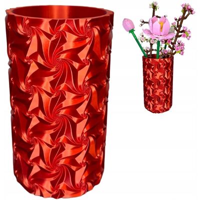 Rio VORTA – czerwony wazon 3D Forge kompatybilny z LEGO® Botanicals Rio VORTA – czerwony wazon 3D Forge kompatybilny z LEGO® Botanicals