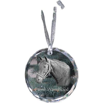 Warmblood duński - kryształowa bombka ze zdjęciem, zdjęcia konia w krysztale, personalizowana zawieszka na choinkę marki Art-Dog Warmblood duński - kryształowa bombka ze zdjęciem, zdjęcia konia w krysztale, personalizowana zawieszka na choinkę marki Art-Dog