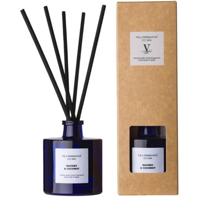 Watery & Coconut - Vila Hermanos - Dyfuzor Zapachowy 100 Ml - Seria Apothecary Cobalt Blue Watery & Coconut - Vila Hermanos - Dyfuzor Zapachowy 100 Ml - Seria Apothecary Cobalt Blue