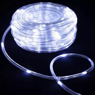 Aigostar Wąż led 15mb sznur 300 led zimnych led Φ10mm z zasilaczem 8 funkcji Aigostar Wąż led 15mb sznur 300 led zimnych led Φ10mm z zasilaczem 8 funkcji