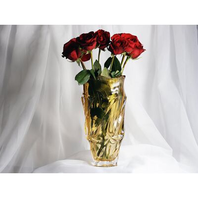 Wazon 30 cm Bohemia - FLAMENCO AMBER 4SB.FLAA.584782 Wazon 30 cm Bohemia - FLAMENCO AMBER 4SB.FLAA.584782