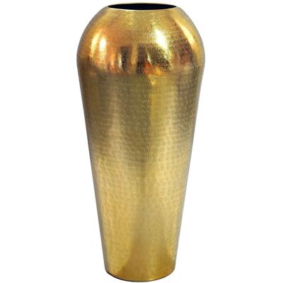 FineBuy Wazon 50cm Aluminium, Wazon na kwiaty, Design, Wazon podłogowy, Okrągły, Metal Złoto FineBuy Wazon 50cm Aluminium, Wazon na kwiaty, Design, Wazon podłogowy, Okrągły, Metal Złoto