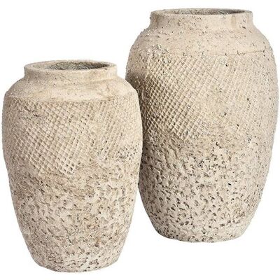 Wazon A, BELLDECO, Sirocco, beżowy, 27,5x27,5x41 cm Wazon A, BELLDECO, Sirocco, beżowy, 27,5x27,5x41 cm
