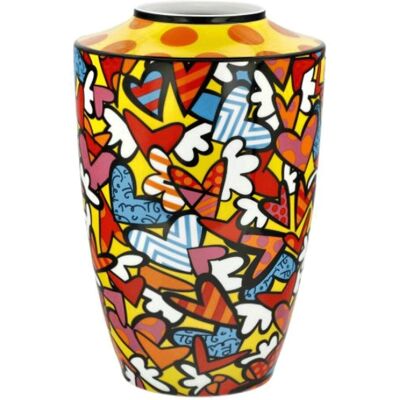 Goebel Wazon All we need is love 24 cm - Romero Britto Goebel Wazon All we need is love 24 cm - Romero Britto