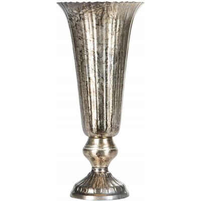 Skandi.pl WAZON ALTA styl loft metalowy SREBRNY Skandi.pl WAZON ALTA styl loft metalowy SREBRNY