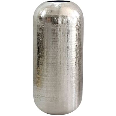 FineBuy Wazon aluminiowy srebrny, wazon na kwiaty, wazon podłogowy, dekoracja domu, okrągły 45 cm FineBuy Wazon aluminiowy srebrny, wazon na kwiaty, wazon podłogowy, dekoracja domu, okrągły 45 cm