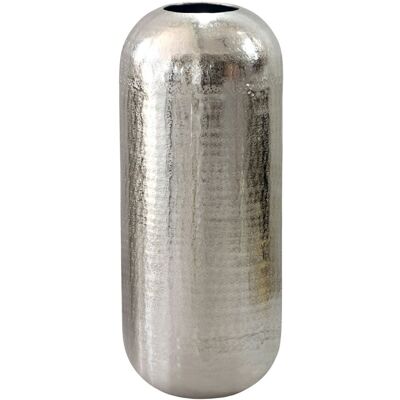 FineBuy Wazon aluminiowy srebrny, wazon na kwiaty, wazon podłogowy, dekoracja domu, okrągły 60 cm FineBuy Wazon aluminiowy srebrny, wazon na kwiaty, wazon podłogowy, dekoracja domu, okrągły 60 cm