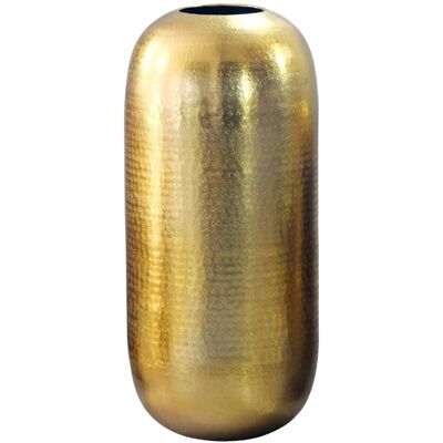 FineBuy Wazon Aluminium Złoty Wazon na Kwiaty Wazon Podłogowy Wystrój Domu Duży Okrągły Metalowy 45 cm FineBuy Wazon Aluminium Złoty Wazon na Kwiaty Wazon Podłogowy Wystrój Domu Duży Okrągły Metalowy 45 cm