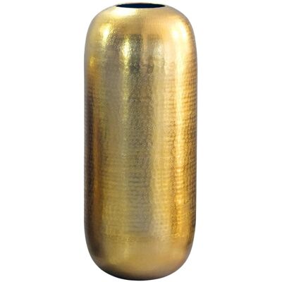FineBuy Wazon Aluminium Złoty Wazon na Kwiaty Wazon Podłogowy Wystrój Domu Duży Okrągły Metalowy 60 cm FineBuy Wazon Aluminium Złoty Wazon na Kwiaty Wazon Podłogowy Wystrój Domu Duży Okrągły Metalowy 60 cm