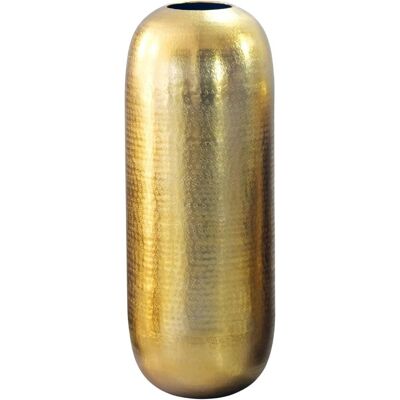 FineBuy Wazon Aluminium Złoty Wazon na Kwiaty Wazon Podłogowy Wystrój Domu Duży Okrągły Metalowy 75 cm FineBuy Wazon Aluminium Złoty Wazon na Kwiaty Wazon Podłogowy Wystrój Domu Duży Okrągły Metalowy 75 cm