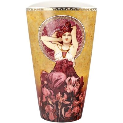 Goebel Wazon Ametyst 24 cm - Alfons Mucha Goebel Wazon Ametyst 24 cm - Alfons Mucha