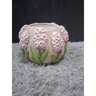 Paula Wazon Betonowy 24x28 cm Kwiatowy – Dekoracyjny Ozdobny do Wnętrz Paula Wazon Betonowy 24x28 cm Kwiatowy – Dekoracyjny Ozdobny do Wnętrz