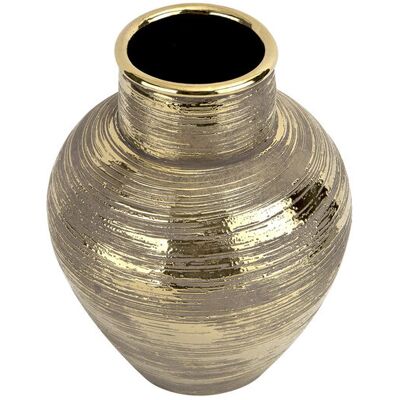 ART Wazon ceramiczny 28 cm złoty AP171396 ART Wazon ceramiczny 28 cm złoty AP171396