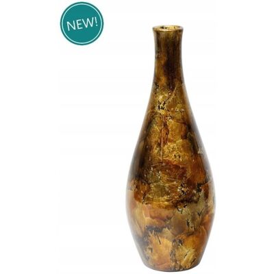 Inny producent WAZON CERAMICZNY 35 x 13 cm ZŁOTY MIEDZIANY Inny producent WAZON CERAMICZNY 35 x 13 cm ZŁOTY MIEDZIANY