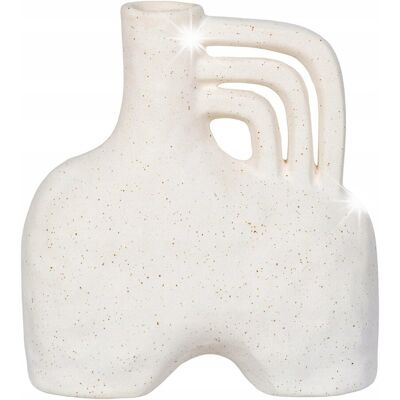 Inny producent Wazon ceramiczny BEŻOWY Inny producent Wazon ceramiczny BEŻOWY
