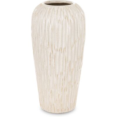 nieznany producent WAZON CERAMICZNY BEŻOWY KREMOWY BRĄZOWY 35cm ZDOBIONY NOWOCZESNY 30 40 nieznany producent WAZON CERAMICZNY BEŻOWY KREMOWY BRĄZOWY 35cm ZDOBIONY NOWOCZESNY 30 40