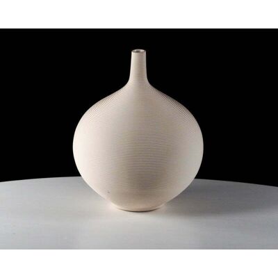 Estilo Home Wazon Ceramiczny Biały Dekoracyjny Ozdobny Venice - 24cm Estilo Home Wazon Ceramiczny Biały Dekoracyjny Ozdobny Venice - 24cm