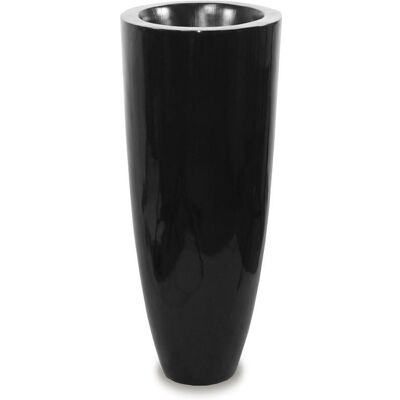 Pigmejka Wazon ceramiczny Evora, czarny, 40x40x104,5 cm Pigmejka Wazon ceramiczny Evora, czarny, 40x40x104,5 cm