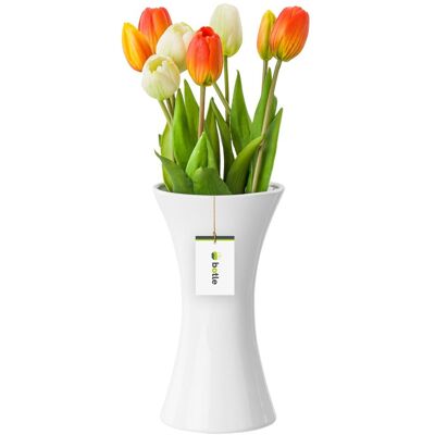 Botle Wazon Ceramiczny Klepsydra Biały flakon Botle Wazon Ceramiczny Klepsydra Biały flakon