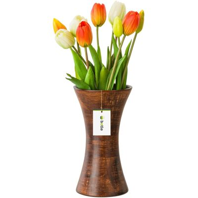 Botle Wazon Ceramiczny Klepsydra Brązowy flakon Botle Wazon Ceramiczny Klepsydra Brązowy flakon