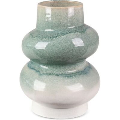 Eurofirany Wazon Ceramiczny Liana 17X17X23 Miętowy Eurofirany Wazon Ceramiczny Liana 17X17X23 Miętowy