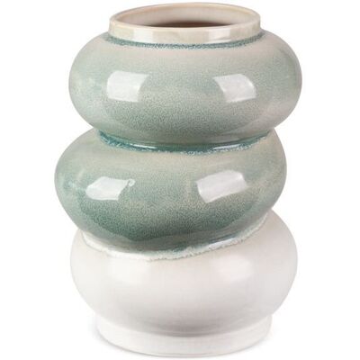 Eurofirany Wazon Ceramiczny Liana 21X19X26 Miętowy Eurofirany Wazon Ceramiczny Liana 21X19X26 Miętowy
