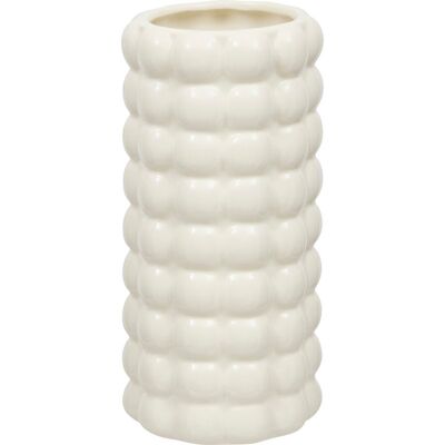 JJA SAS Wazon ceramiczny SKY, Ø 10,5 x 23 cm, biały JJA SAS Wazon ceramiczny SKY, Ø 10,5 x 23 cm, biały
