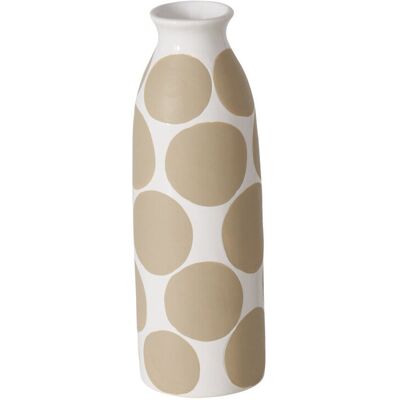 Boltze Wazon ceramiczny w graficzny wzór PUNTY, 28 cm Boltze Wazon ceramiczny w graficzny wzór PUNTY, 28 cm