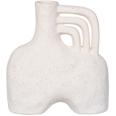 Inny producent Wazon ceramiczny w kolorze beżowym 185 x 8 x 195 cm Inny producent Wazon ceramiczny w kolorze beżowym 185 x 8 x 195 cm