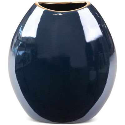 Eurofirany Wazon Dekoracyjny Amora1 (1) 22X12X25Cm Granatowy Eurofirany Wazon Dekoracyjny Amora1 (1) 22X12X25Cm Granatowy