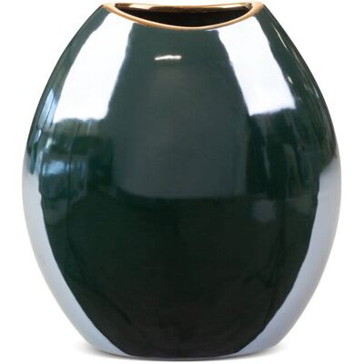 Eurofirany Wazon Dekoracyjny Amora2 (1) 22X12X25Cm Zielony Eurofirany Wazon Dekoracyjny Amora2 (1) 22X12X25Cm Zielony