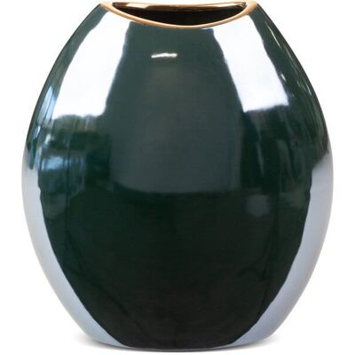 Eurofirany Wazon Dekoracyjny Amora2 (2) 18X9X20Cm Zielony Eurofirany Wazon Dekoracyjny Amora2 (2) 18X9X20Cm Zielony