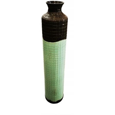 Ewax Wazon Dekoracyjny Ceramiczny Niebieski 59 Cm Ewax Wazon Dekoracyjny Ceramiczny Niebieski 59 Cm