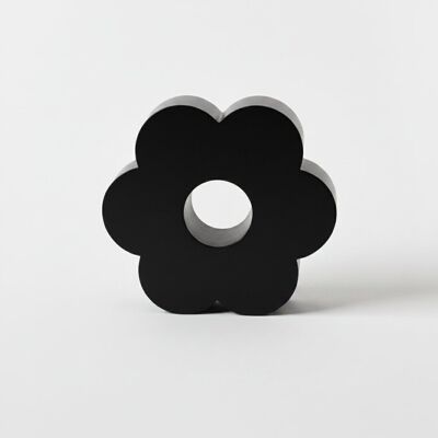 inna (Inny) Wazon dekoracyjny czarny w kształcie kwiatu nowoczesny design inna (Inny) Wazon dekoracyjny czarny w kształcie kwiatu nowoczesny design