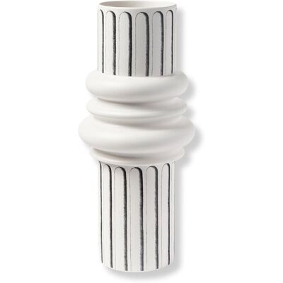 Inny producent Wazon dekoracyjny Driade Ordini ceramiczny biały Inny producent Wazon dekoracyjny Driade Ordini ceramiczny biały