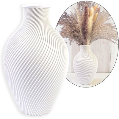 Wazon Dekoracyjny PREMIUM 25 cm 3D Elegancki Nowoczesny Nietłukący KAJAWIS Wazon Dekoracyjny PREMIUM 25 cm 3D Elegancki Nowoczesny Nietłukący KAJAWIS