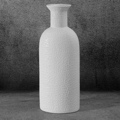 Eurofirany Wazon Dekoracyjny Riso 16X11X40Cm Biały Eurofirany Wazon Dekoracyjny Riso 16X11X40Cm Biały