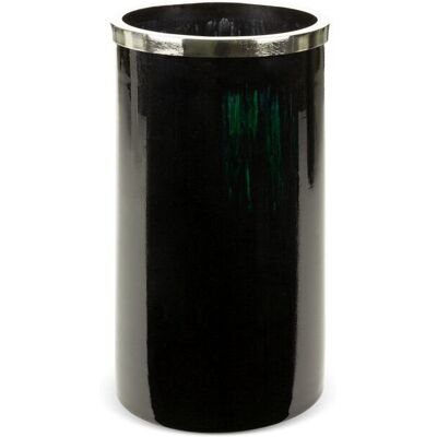 Wazon Eurofirany - Czarny 19cm Średnica - Elegancka Dekoracja Wazon Eurofirany - Czarny 19cm Średnica - Elegancka Dekoracja